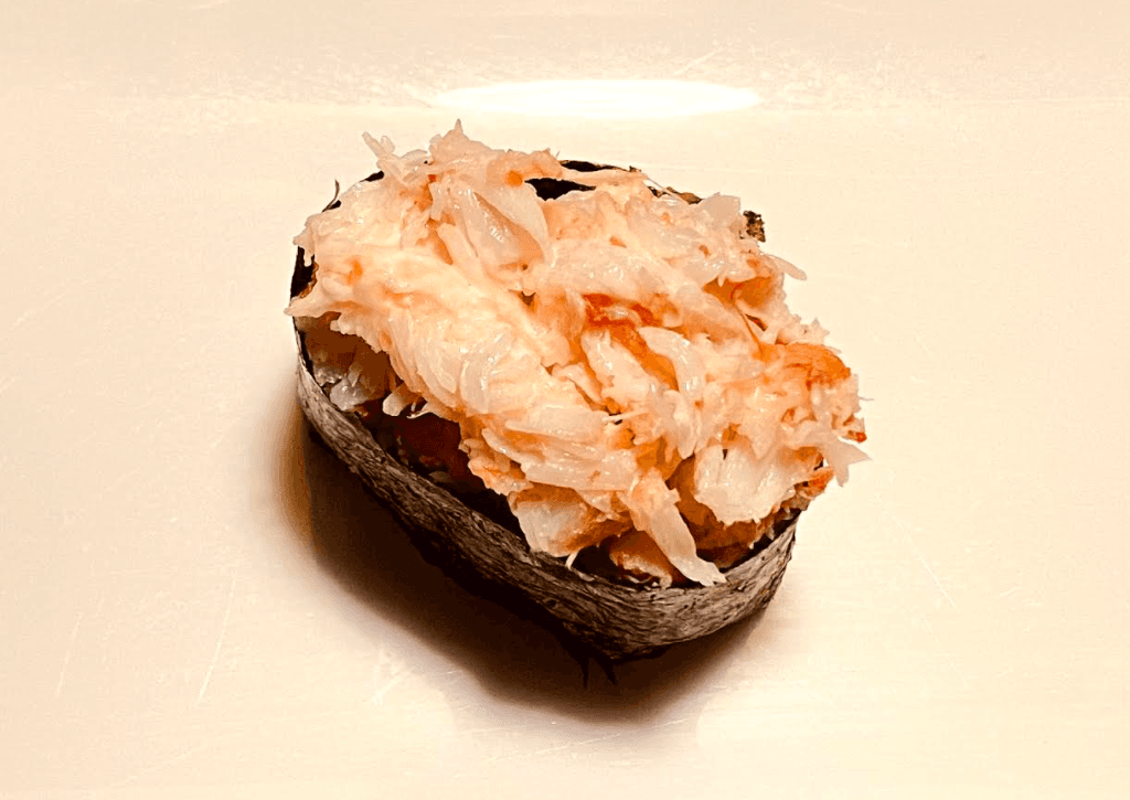 Real Crab Sushi (1 pc)