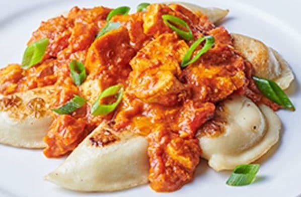 Bayside Butter Chicken Perogies