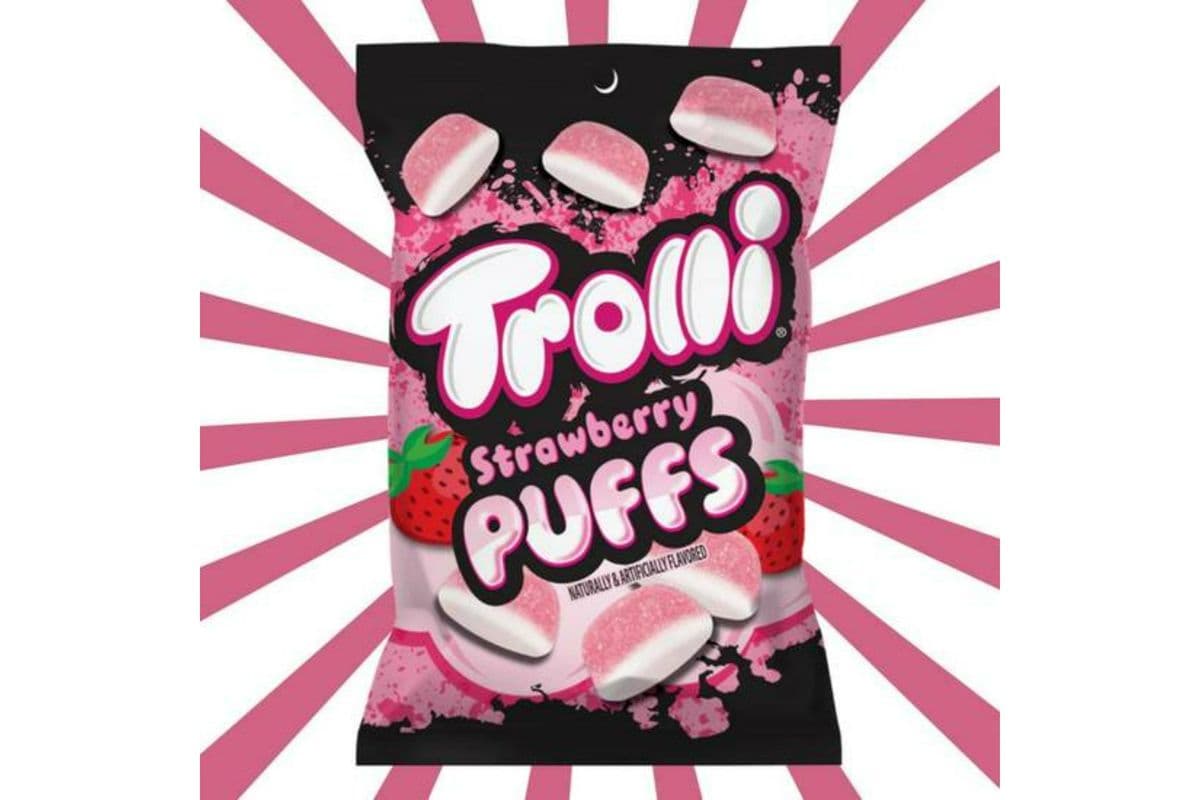 Trolli Strawberry Puffs (120 g)