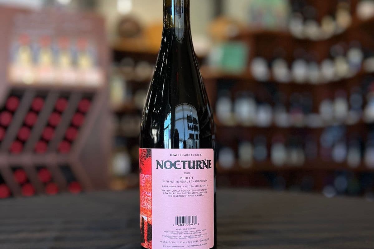 red | lowlife barrel house nocturne merlot (1 x 750 ml)