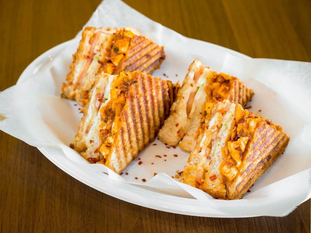 Paneer Masala Sandwich