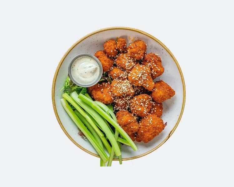 Buffalo & BBQ Cauliflower