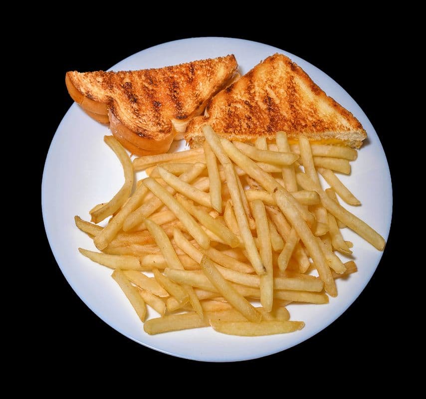 Grilled Cheese with fries