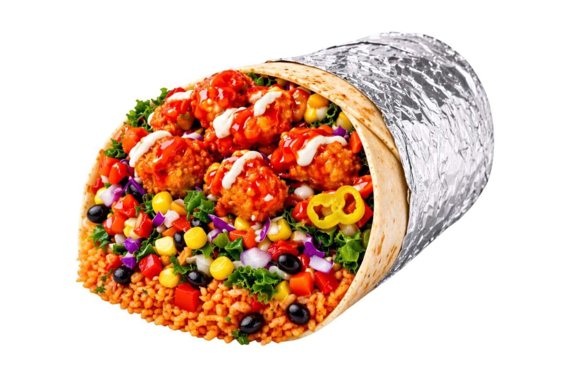 Crispy Chicken Burrito