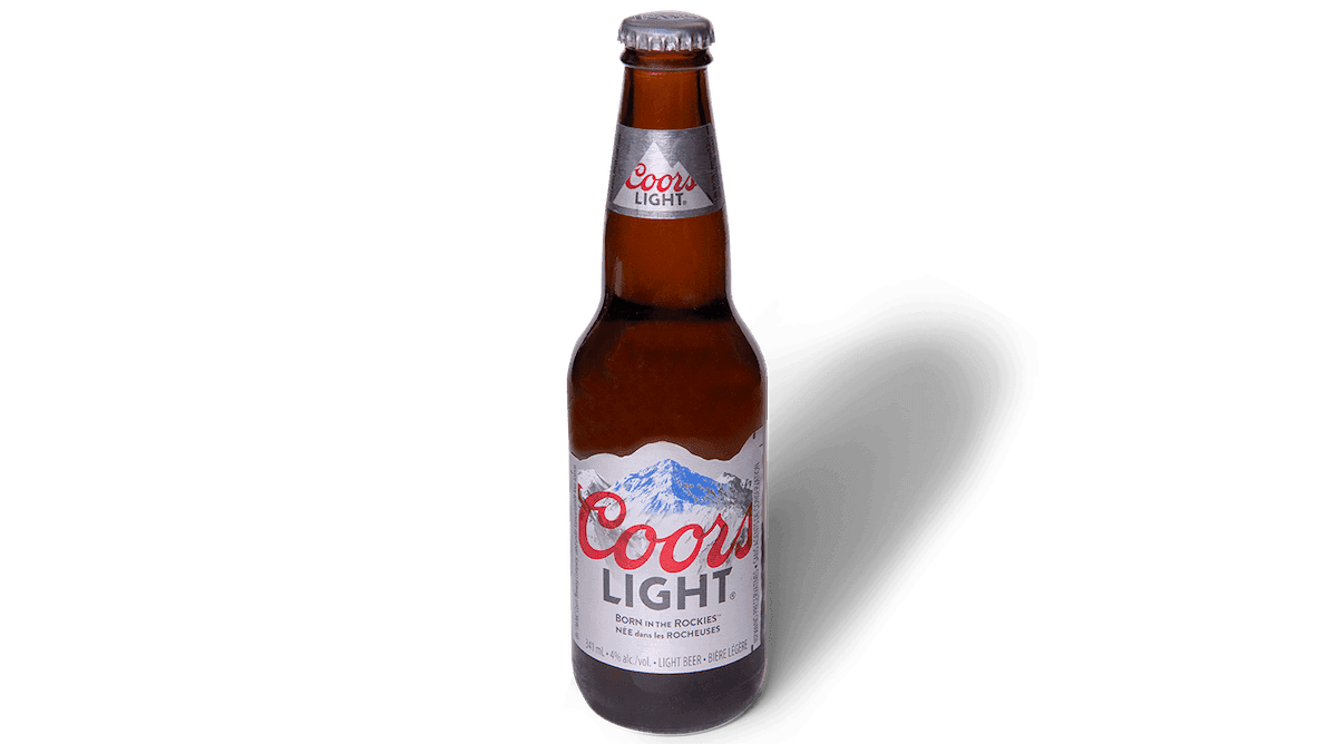 Coors Light 341 mL, Bière/Beer (4% ABV)