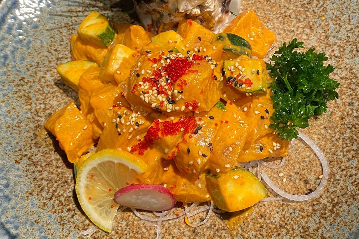 Half Spicy Tuna Sashimi