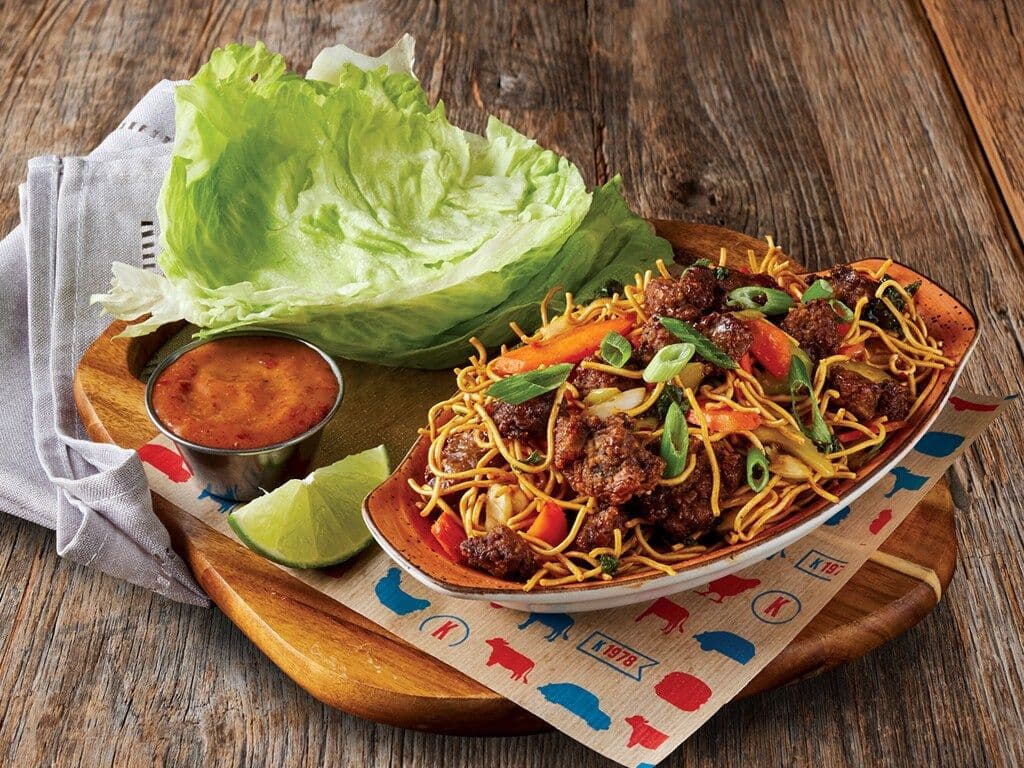 Thai BBQ Lettuce Wraps