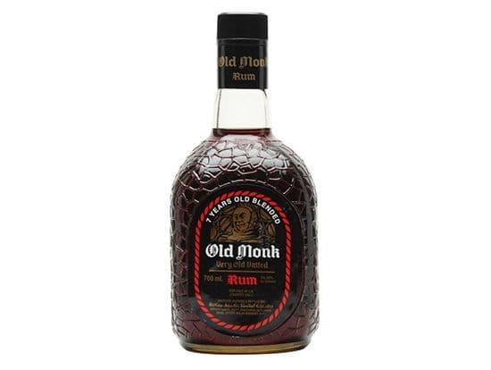 Old Monk 7 Year Old Blended, 750mL Rum (42.8% ABV)