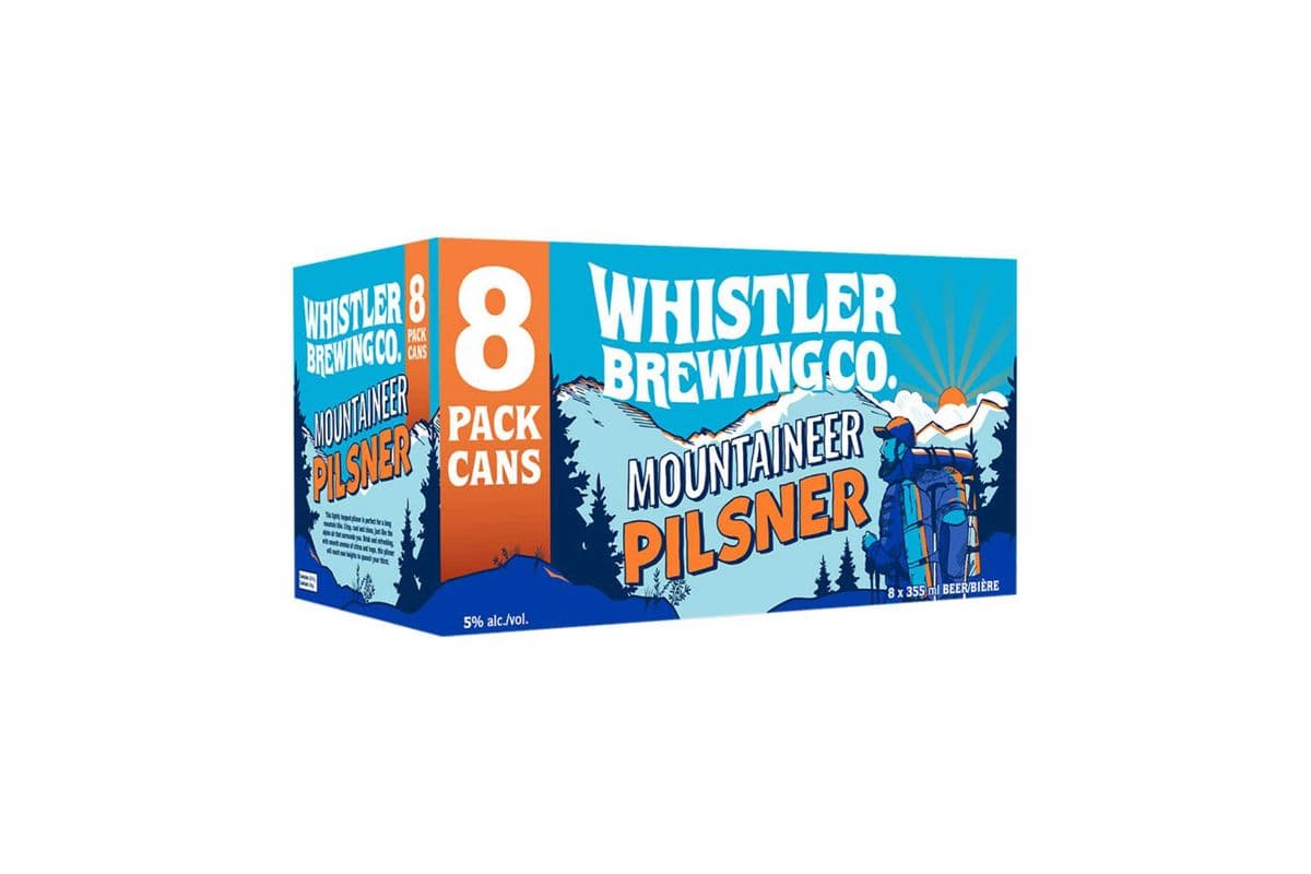 Whistler Mountaineer Pilsner (8 x 355ml)