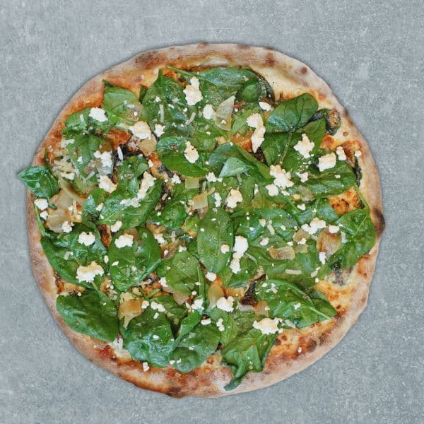 Spinaci Con Alfredo - 10"