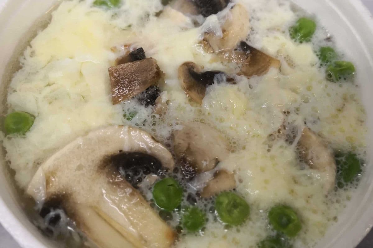 Egg Drop Soup with Mushroom