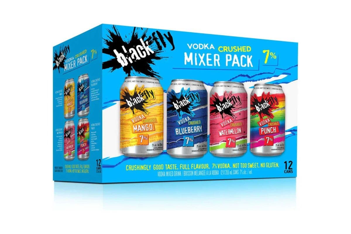 Black Fly 2.0 Mix 12 Cans Sky Blue (12 x 355 ml)
