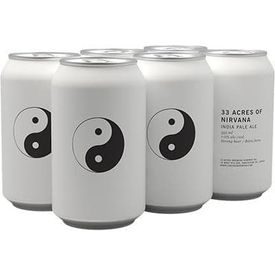 33 Acres Brewing Company Nirvana, 6 x 355 ml