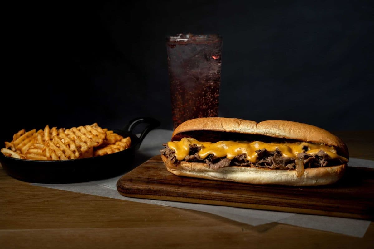 Wise Guy Cheesesteak Combo