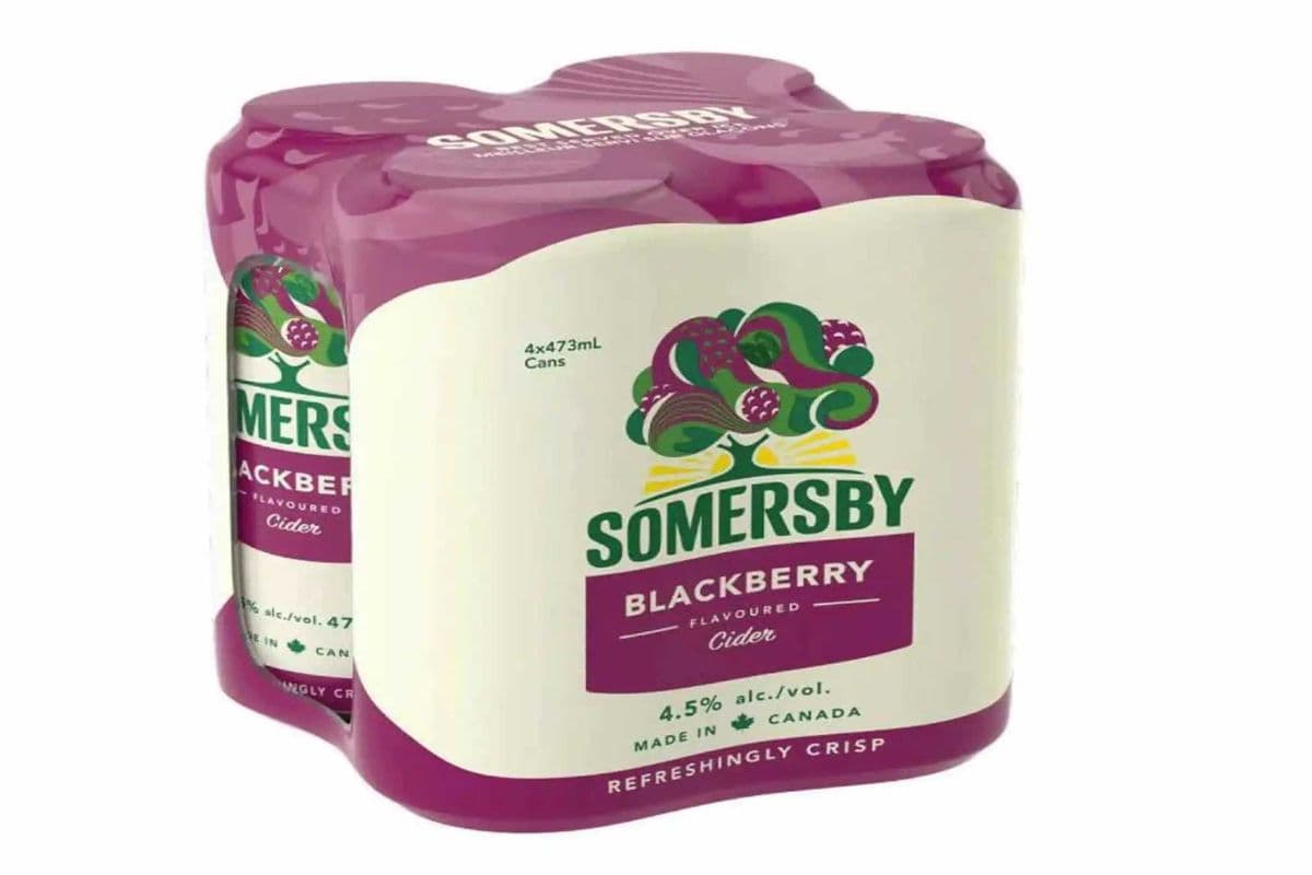 SOMERSBAY BLACKBERRY CIDER 4 CANS (4 x 473 ML)