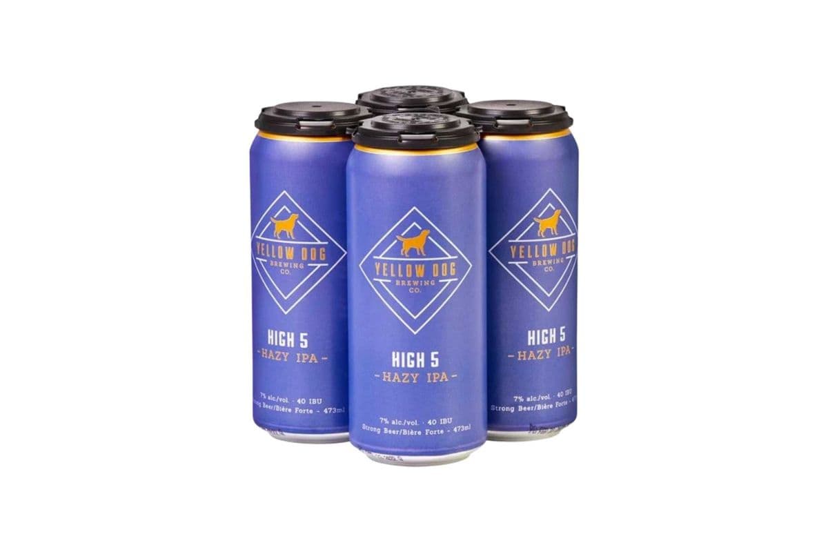 Yellow Dog High 5 Hazy IPA (4 x 473ml)