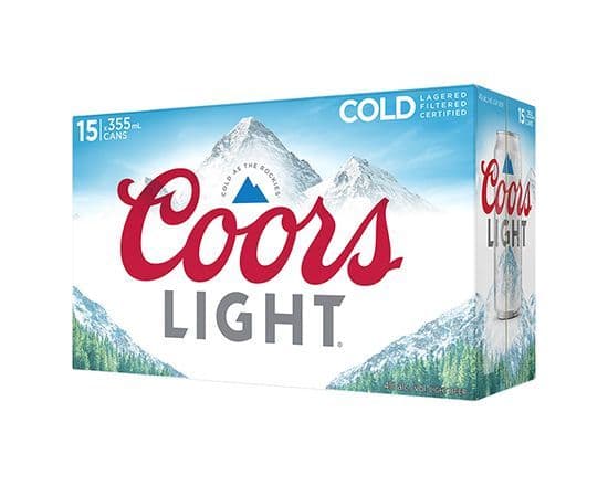 Coors Light, 15 x 355 ml