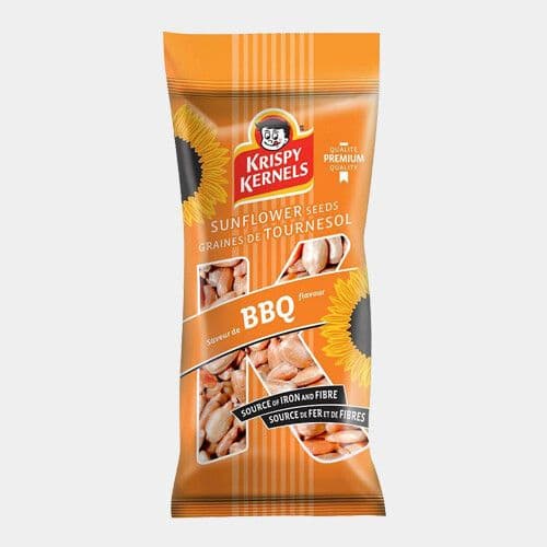 Krispy Kernels Graines de tournesol BBQ (70g) / Krispy Kernels Sunflower Seeds BBQ (70g)