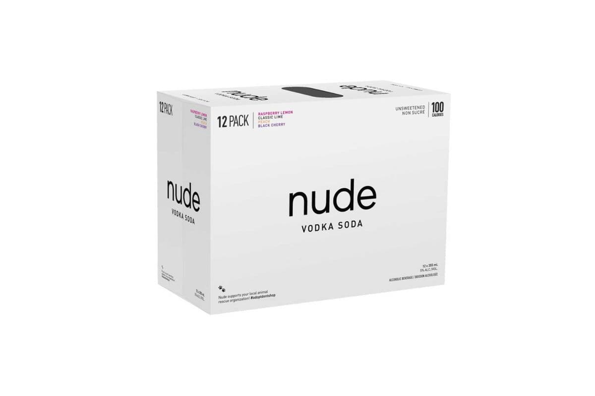 Nude Vodka Soda Mixer 12 can (12 x 355 ml)