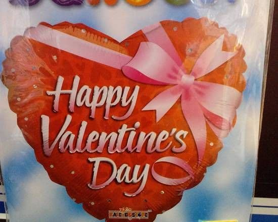 18" Heart Shape Foil Balloon - Happy Valentine (Heart Shape)