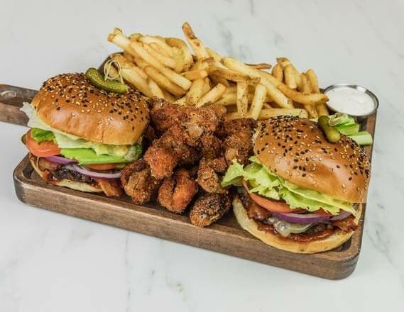 Burger and Wings Combo