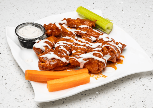 Chicken Wings with fries (10 pcs)