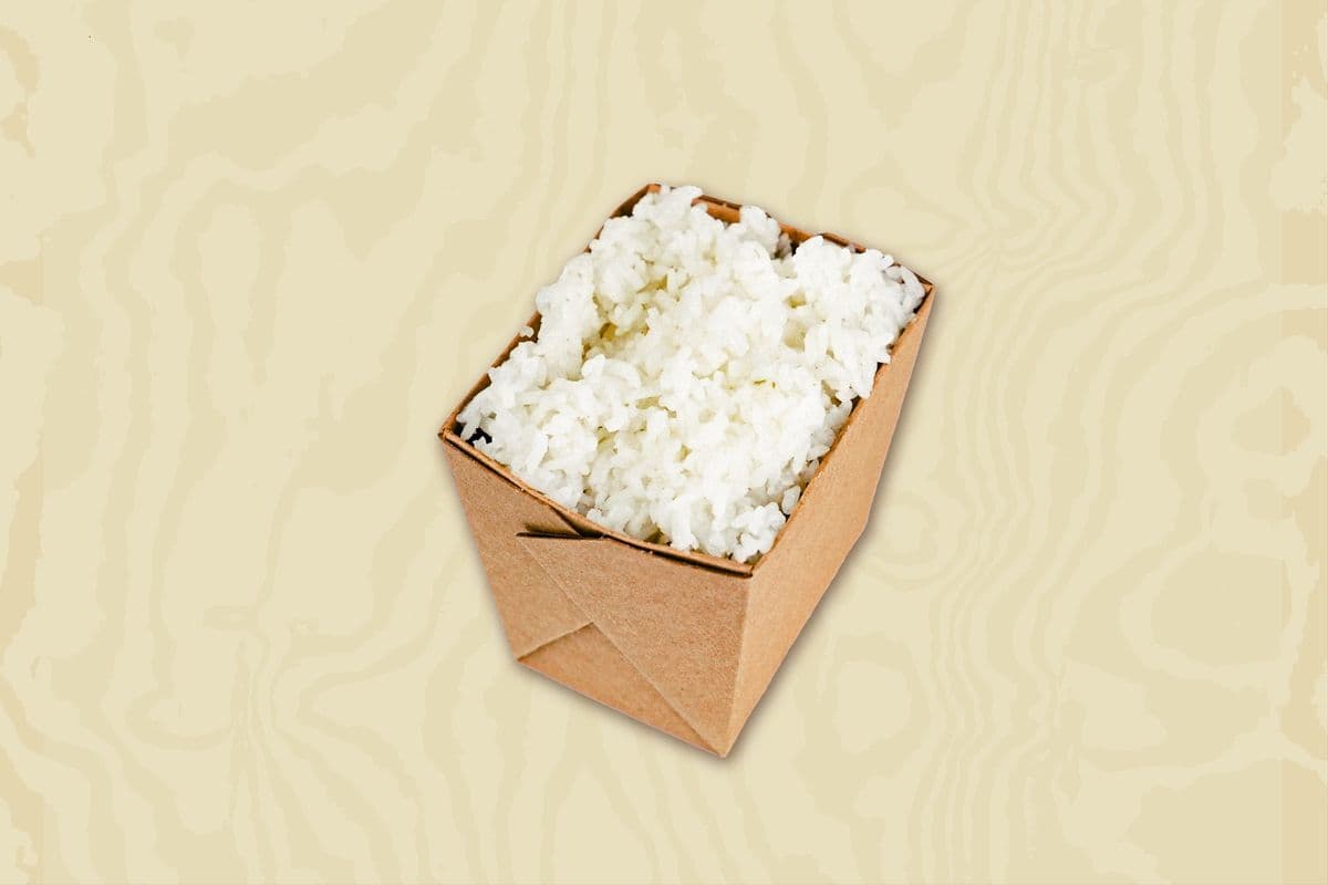 Side Calrose White Rice - Eight Ounce (294 Cal)