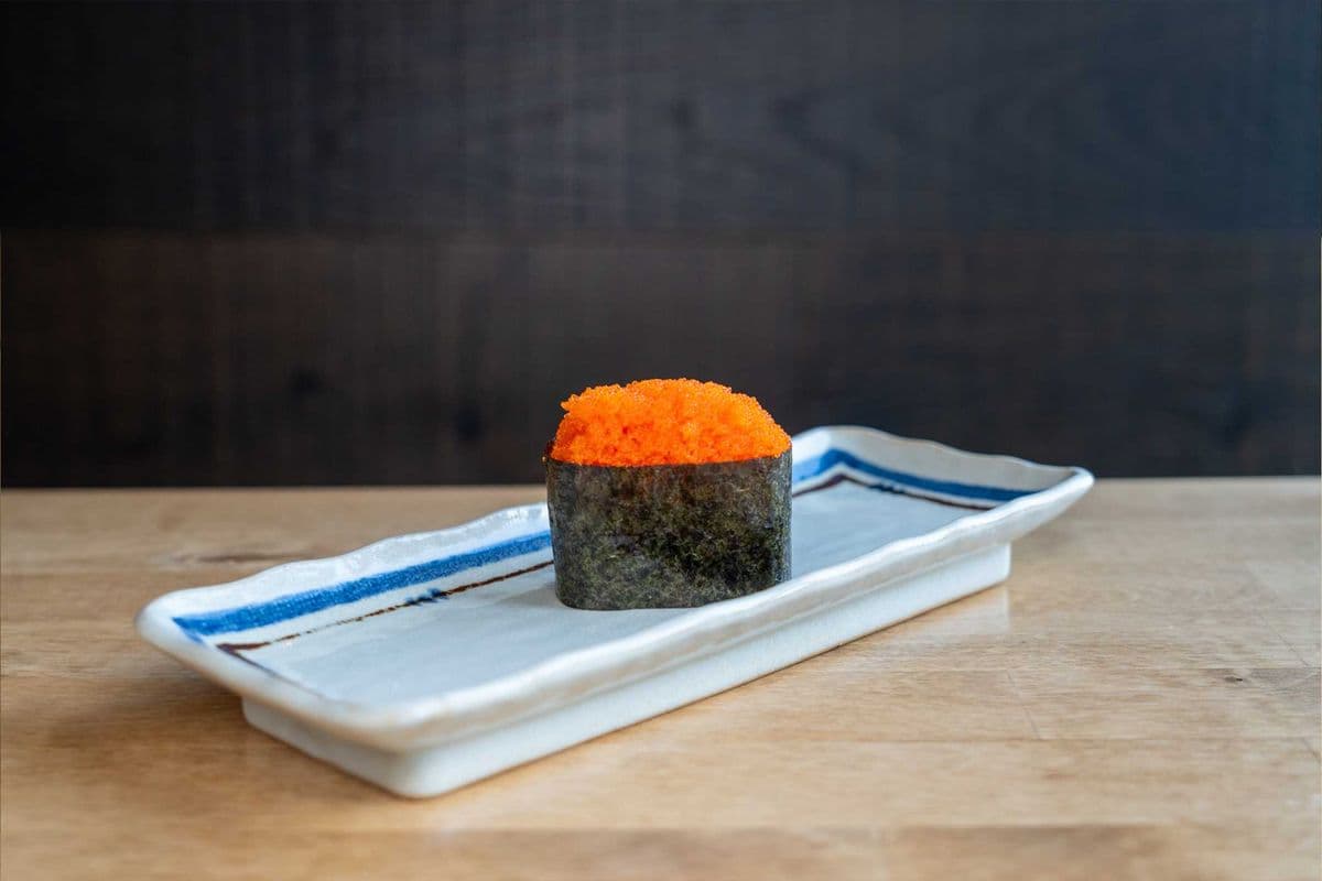 Smelt Roe (Masago) Nigiri Sushi (1 pc)