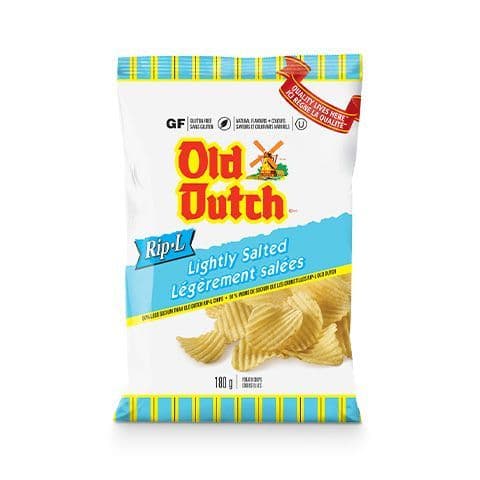 Old Dutch XL Rip-L Lightly Salted 180g