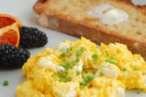 Scrambled Eggs and Toast