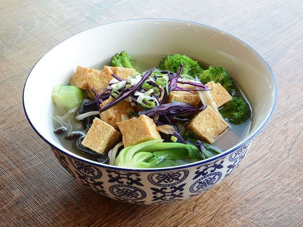 N7.Tofu & Veggie Noodle Soup N7.齋菜湯麵