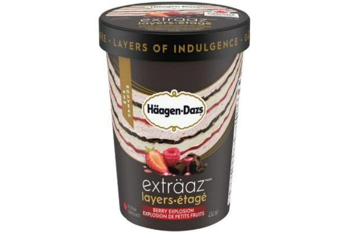 Haagen-Dazs Extraaz Layers - Berry Explosion Ice Cream
