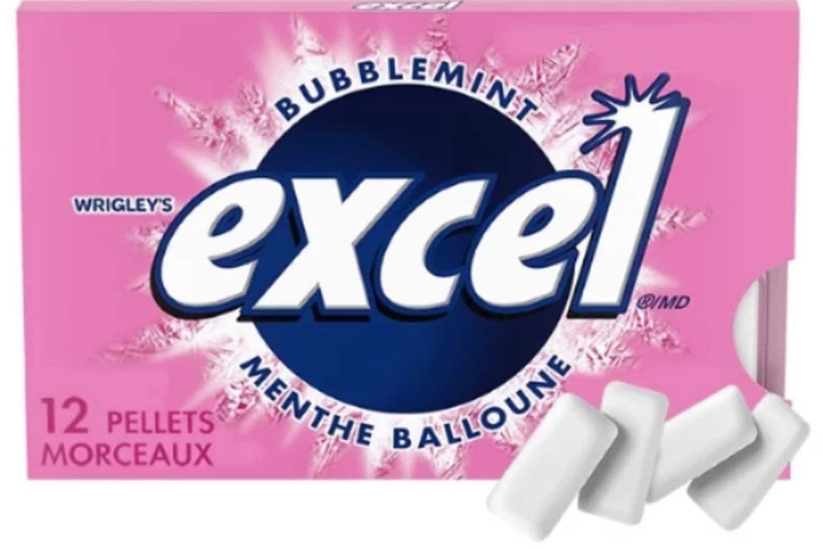 Excel Gum - Bubblemint - 12 Pieces