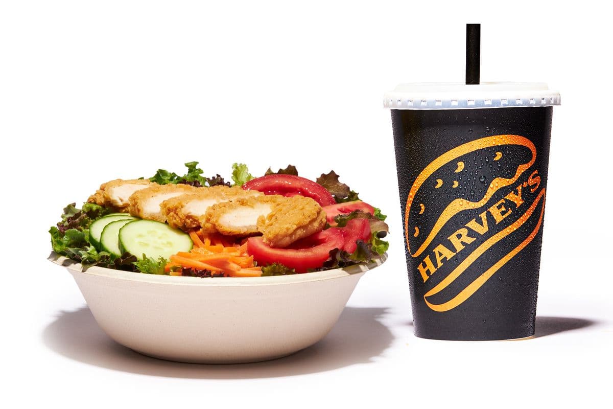 Crispy Chicken Salad with 20oz Soft Drink