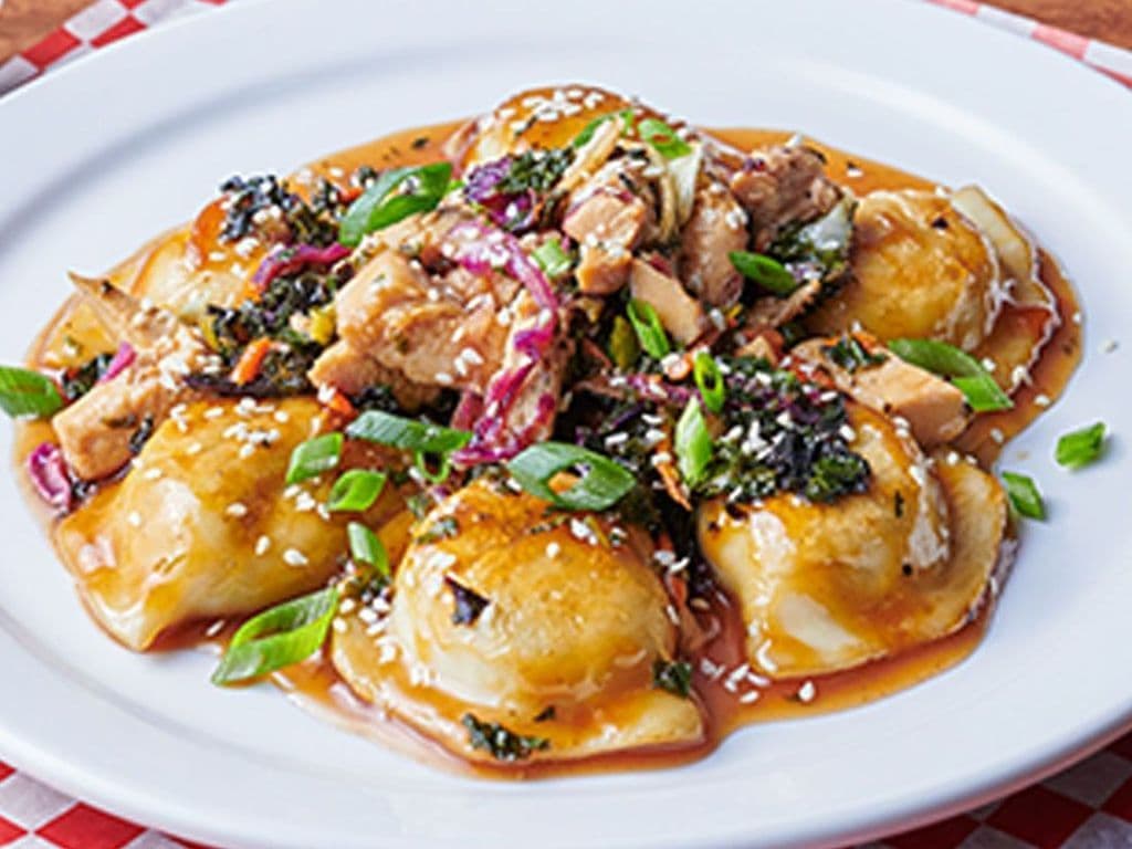 Korean BBQ Perogies