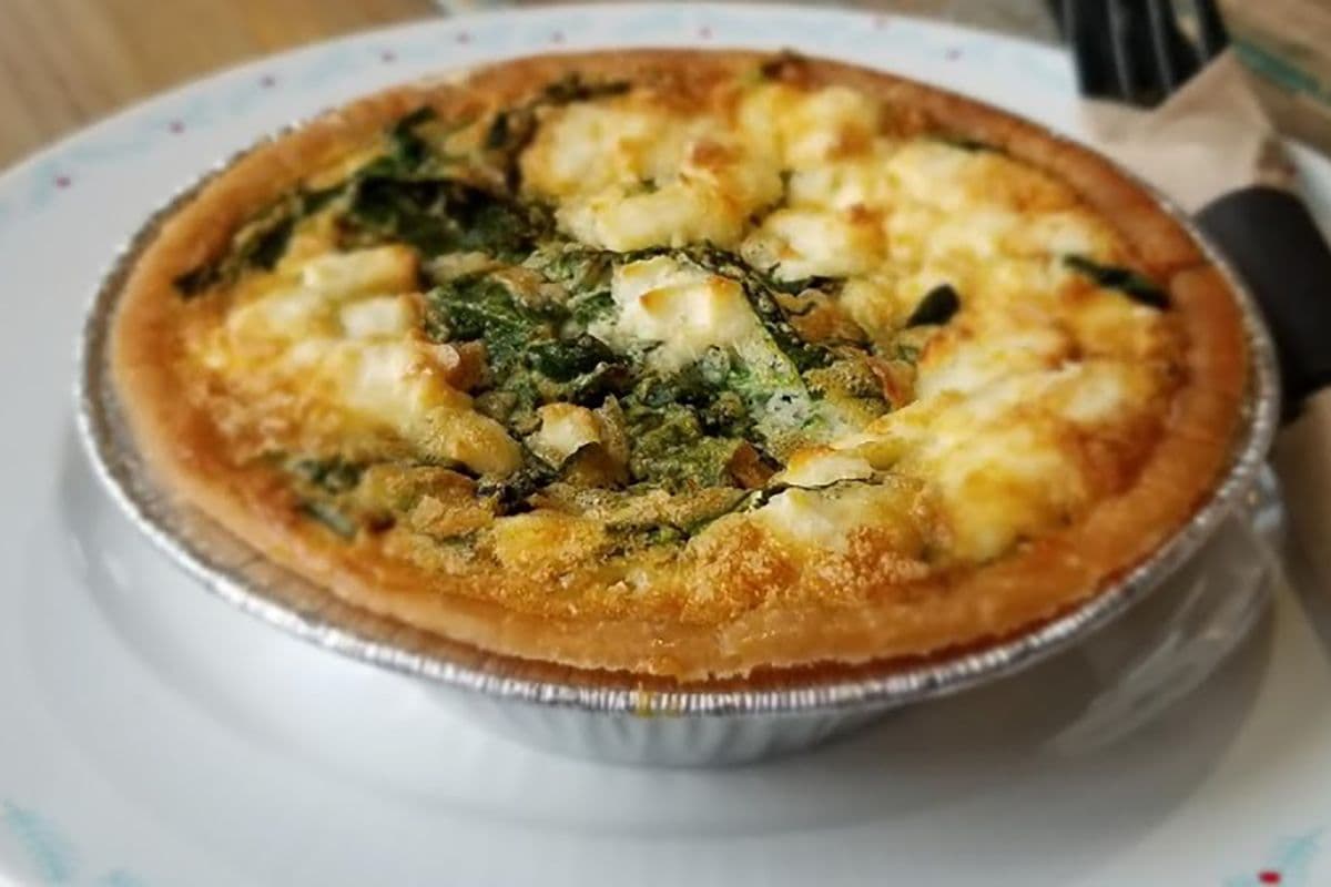 Spinach Feta Quiche