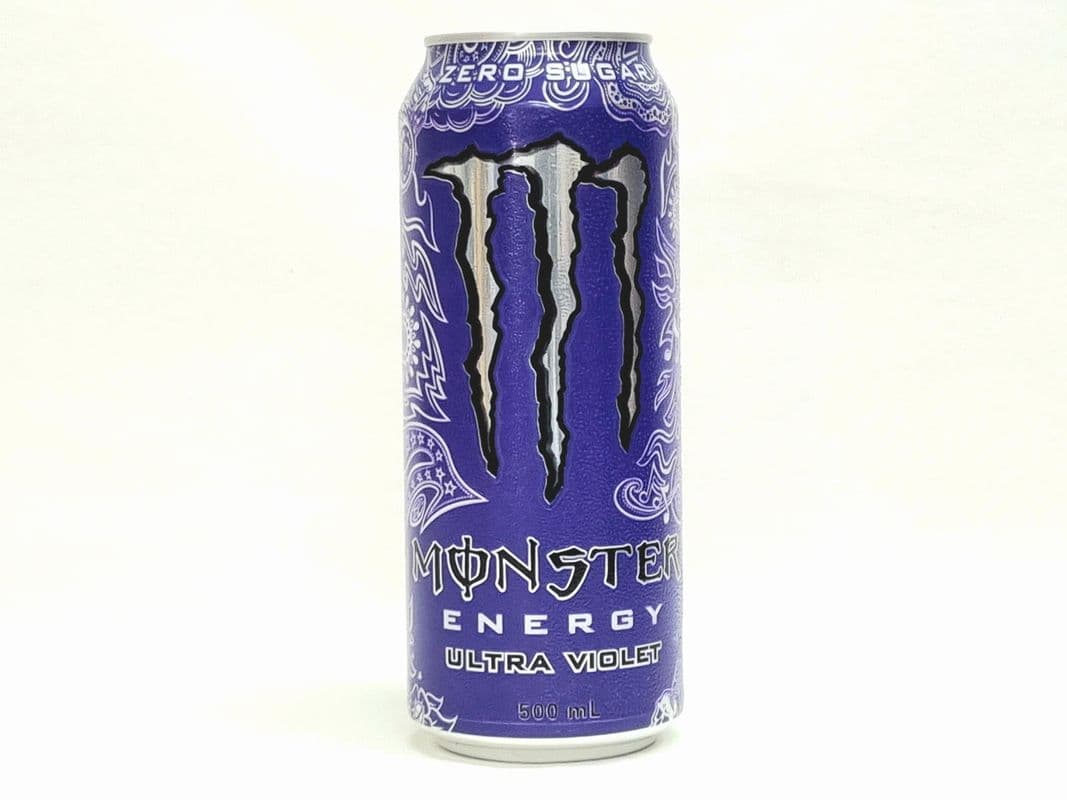 Monster Boisson Énergisante Violet Ultra 473ml/ Monster Energy Drink Ultra Violet 473ml