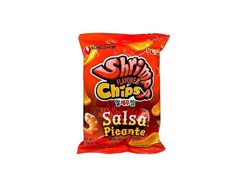 Nongshim Shrimp Chips Salsa Picante Korean Spicy Seafood Potato Chips 45g Asian Snack