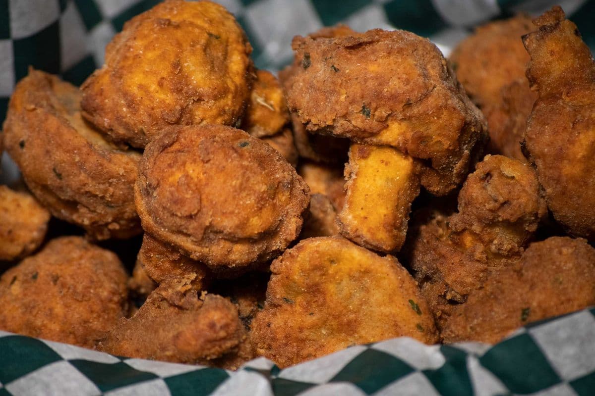 Deep-Fried Mushroom Caps