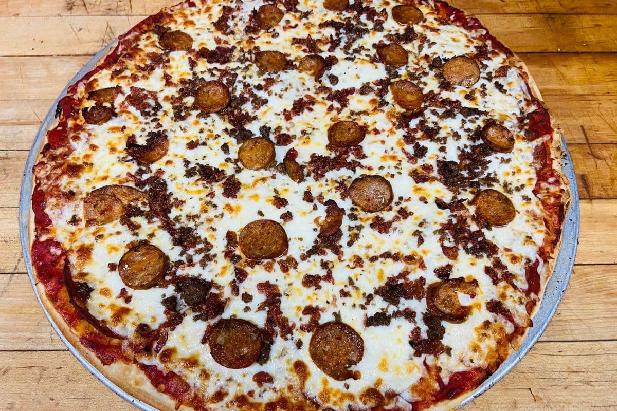 9" Small Mauro's Meaty Delight Pizza