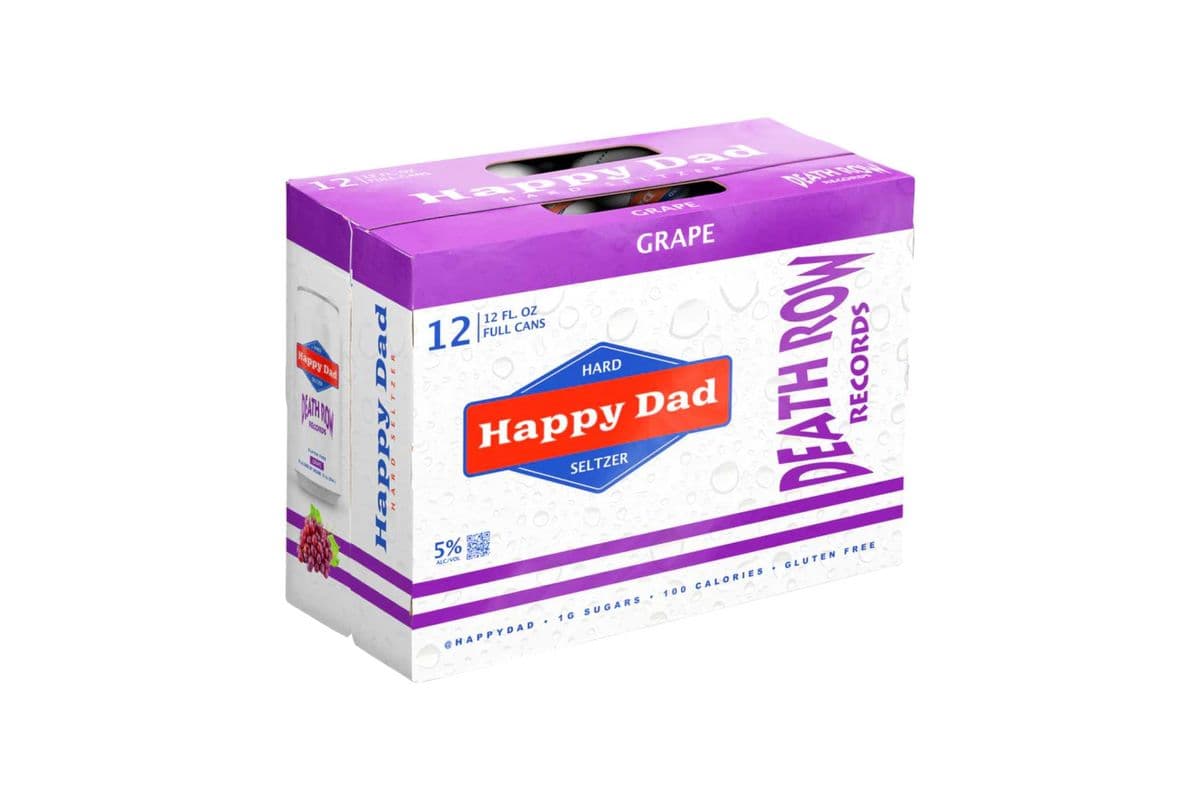 *Happy Dad Hard Seltzer Grape (12 Cans) (1 x 12x355ML)