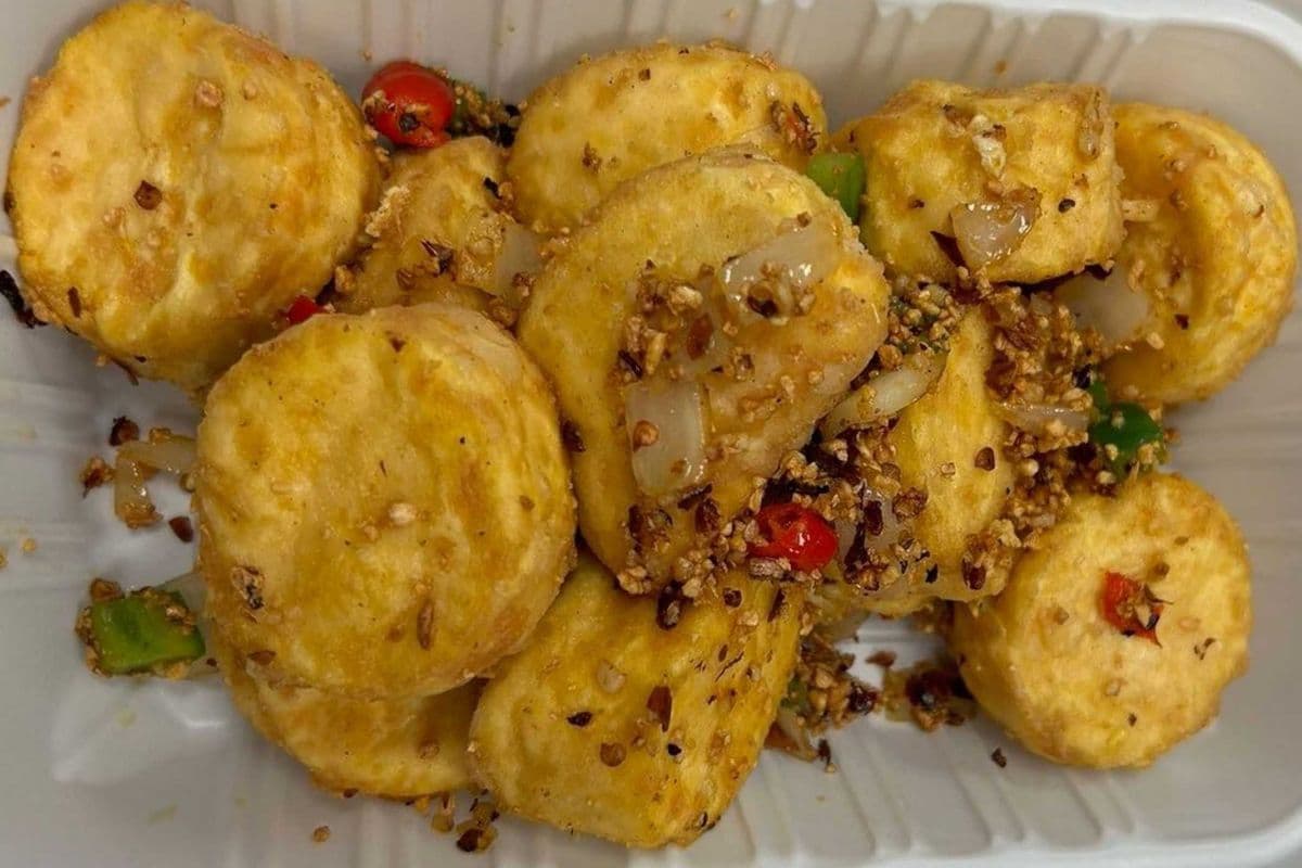 Pepper Salt Japanese Tofu 椒盐玉子豆腐