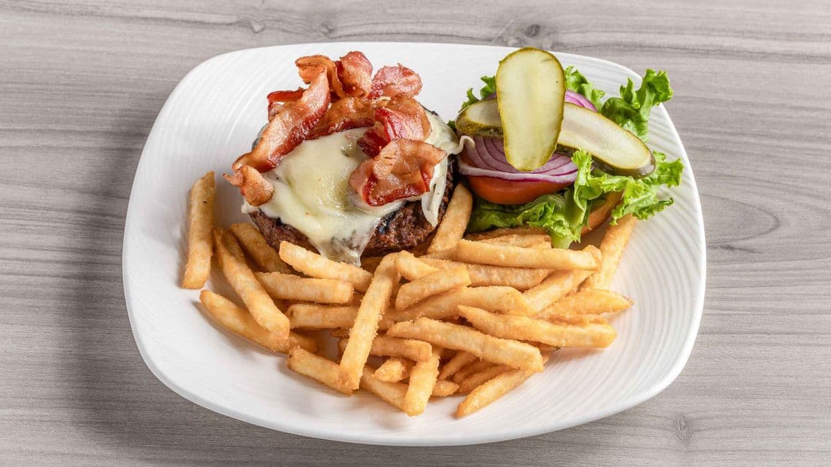 Loaded Swiss Burger