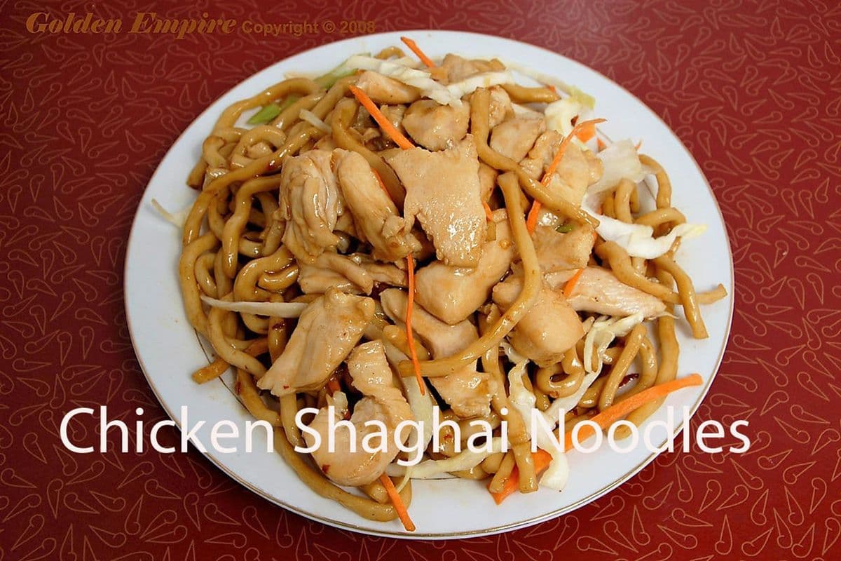 Shanghai Noodles with Chicken