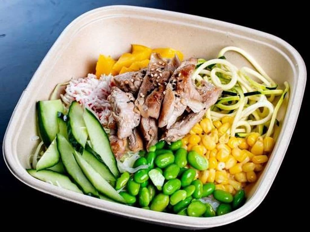 Grill Chicken Poke Bowl