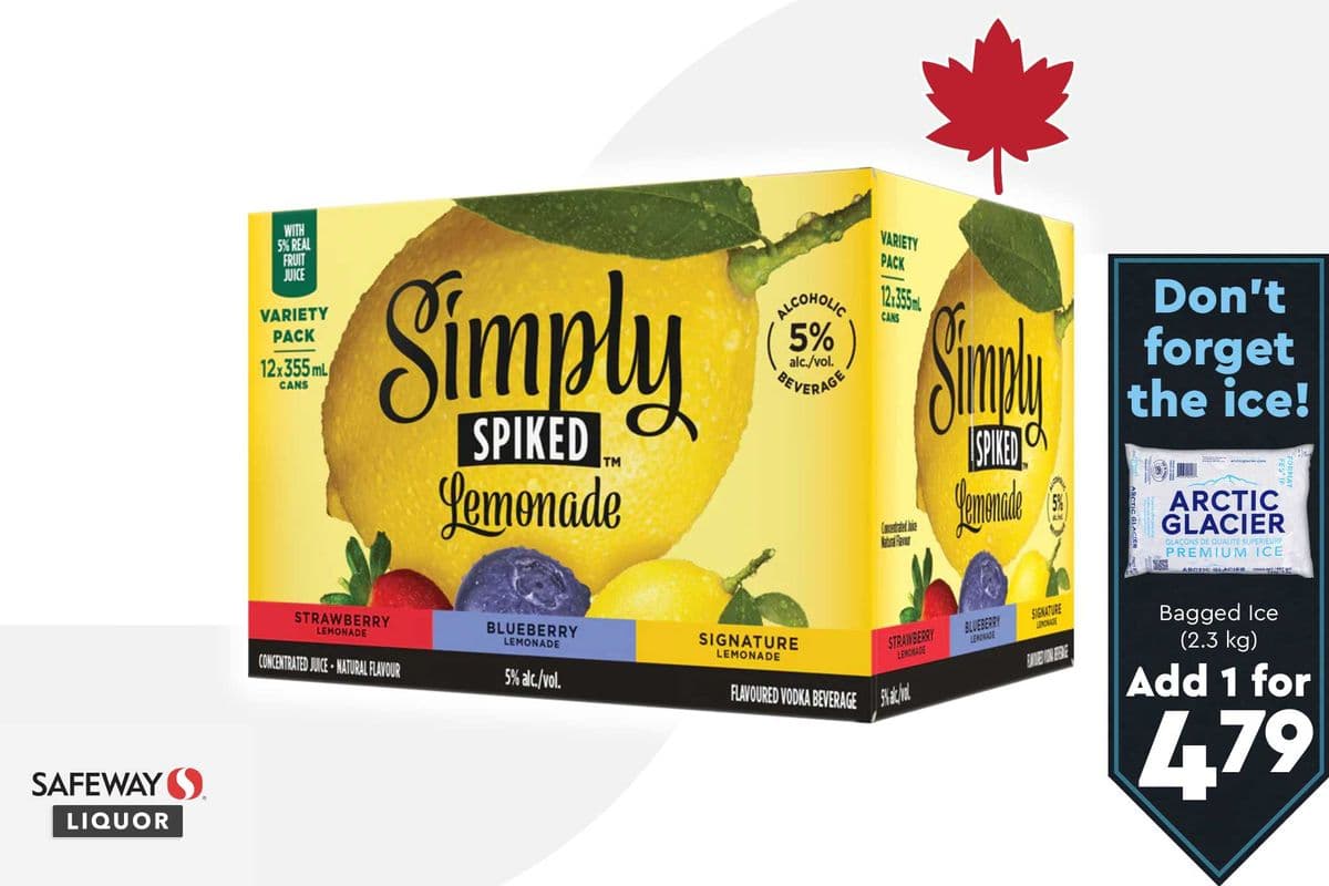 Simply Spiked Lemonade Variety Pack (12 x 355 ml)