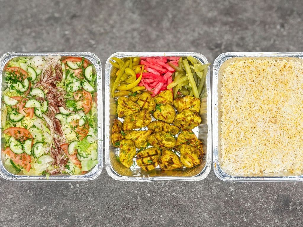 Build Your Own Chicken Kabab Bowl (Serves 4-6)