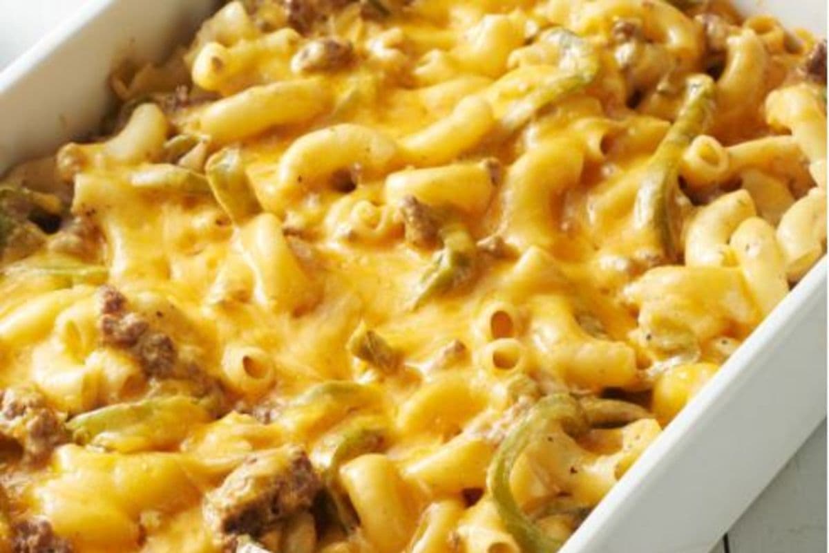 Bayside Philly Cheese Steak Mac N’ Cheese