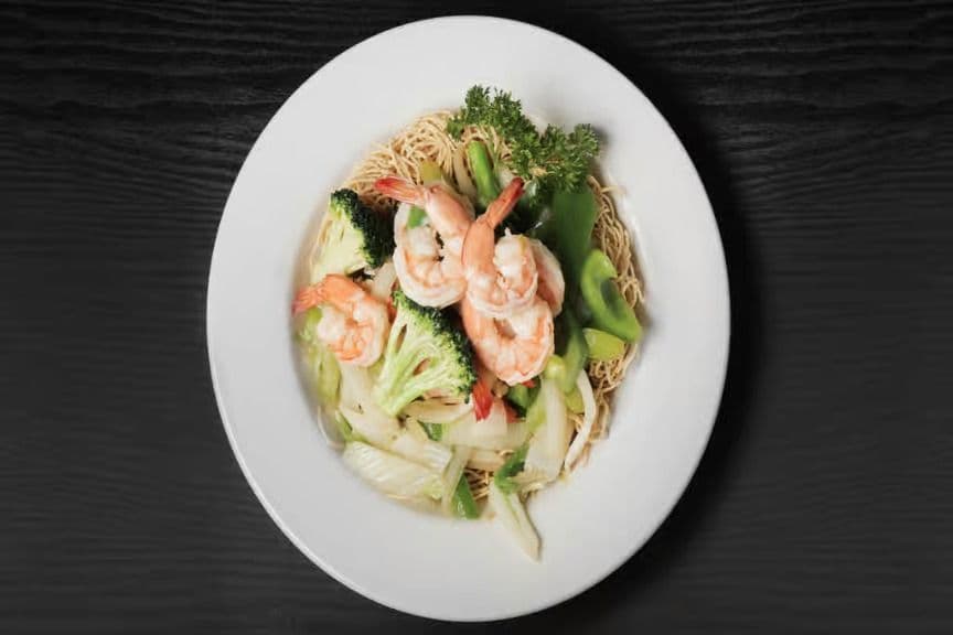 Nouilles croustillantes aux crevettes / Crispy Shrimp Noodles