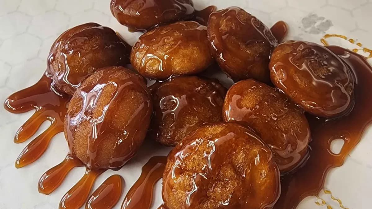 Caramel Puffs Mini Pancakes